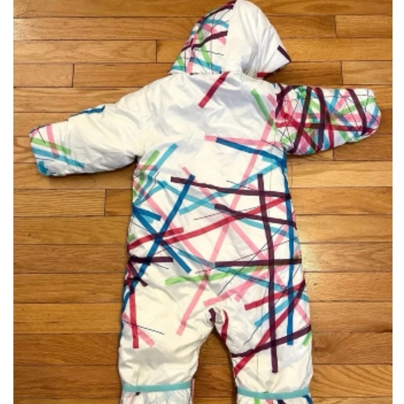 Spyder Reversible Water Resistant Baby Bunting Snowsuit 6m-12m Org $115 - Picture 3 of 6